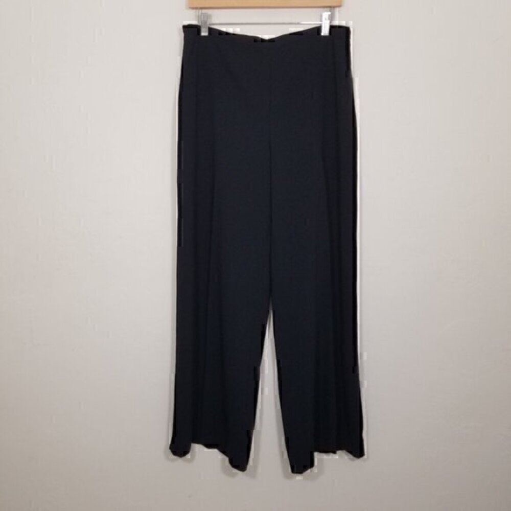 NWT Trina Turk Wide Leg Dress Pants Black Size 8